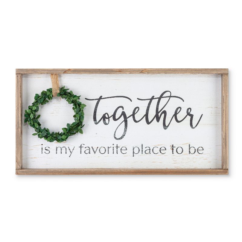 Lone Elm Studios Set of 2 23.63-inch Wooden Wall D'ecor