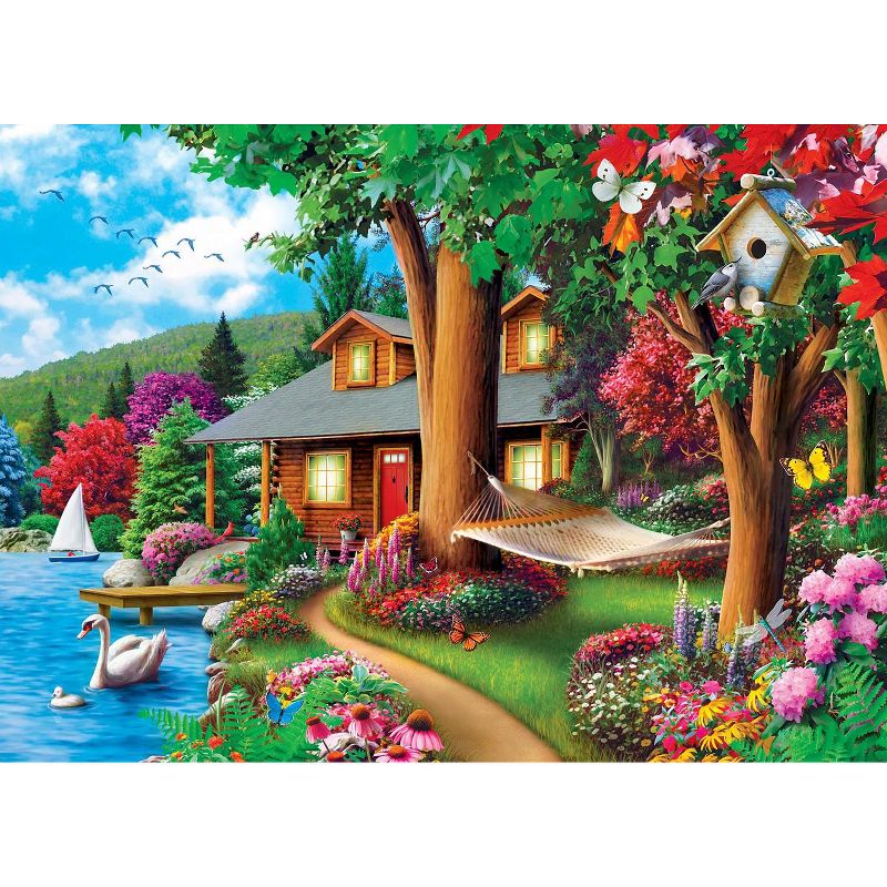 MasterPieces Inc Around the Lake 1000 Piece Jigsaw Puzzle