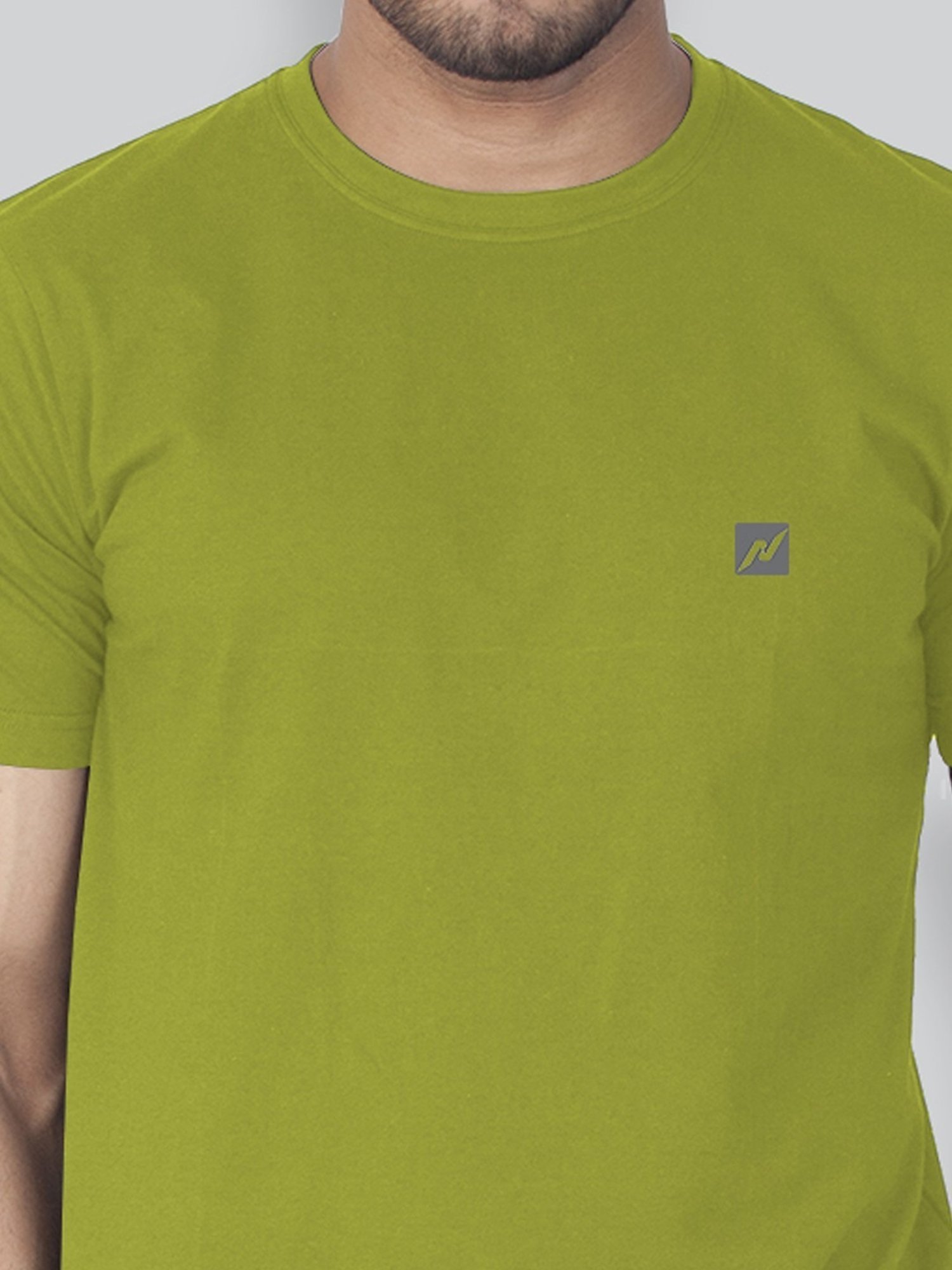 Lux Nitro Green & Purple Regular Fit T-Shirt Pack of - 2
