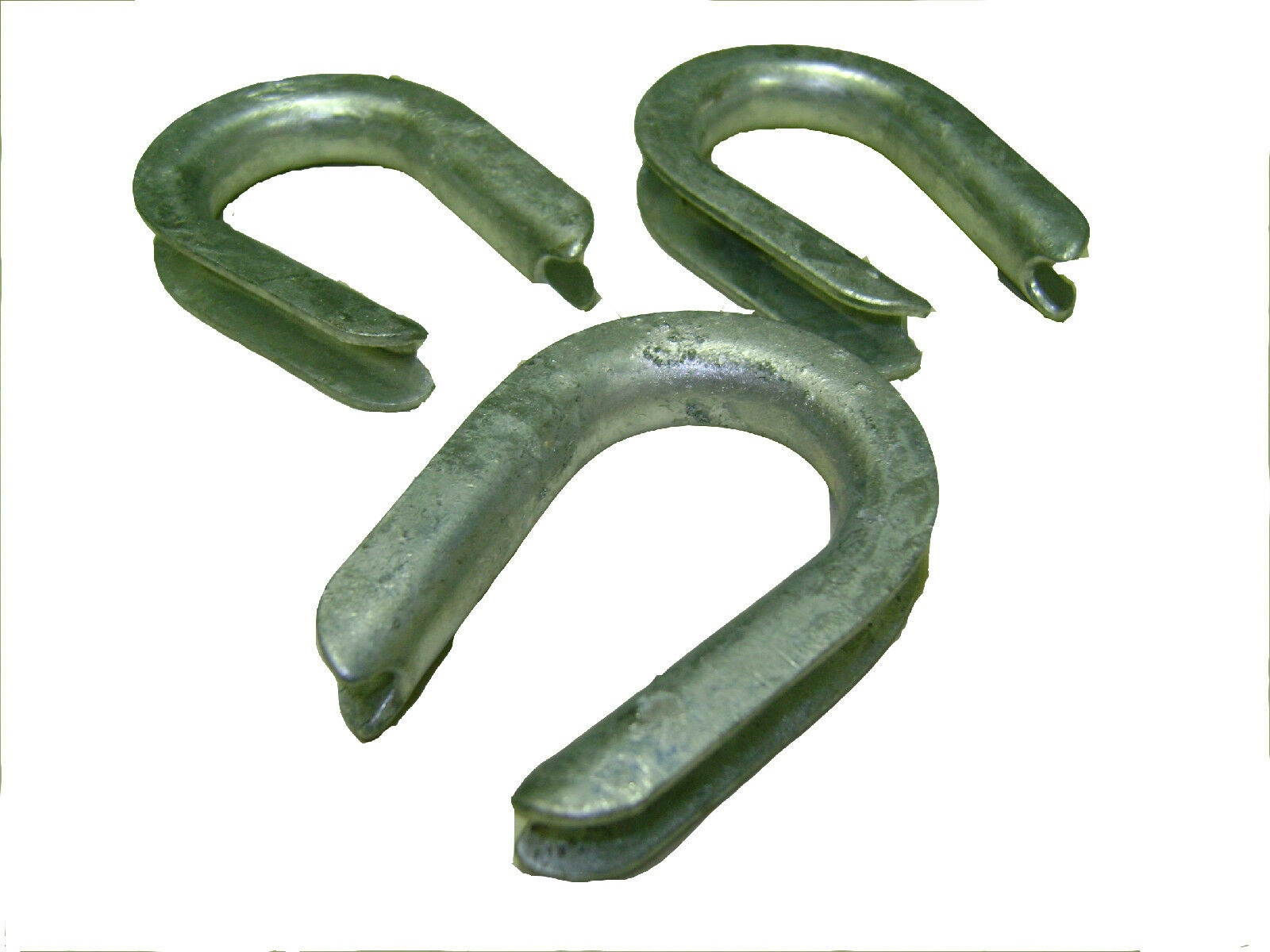 *LOT OF 3* ROHN 5/16THH 5/16" Heavy Duty Open Thimbles for 3/16" Wire - OEM