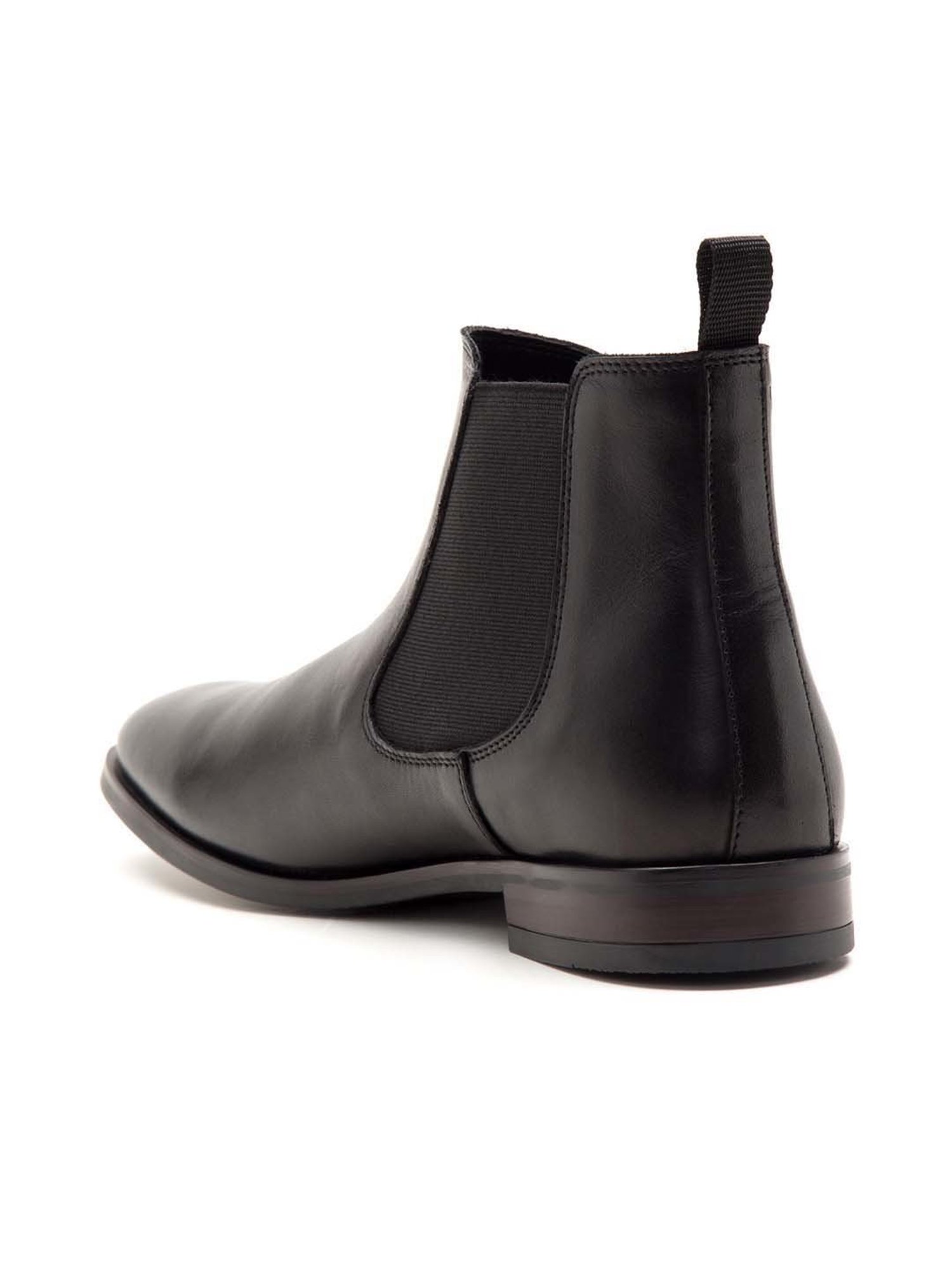 THOMAS CRICK Men's Black Chelsea Boots