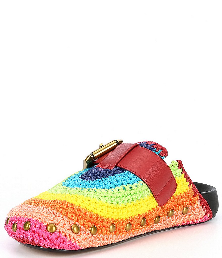 Kurt Geiger London Ozark Rainbow Buckle Mules