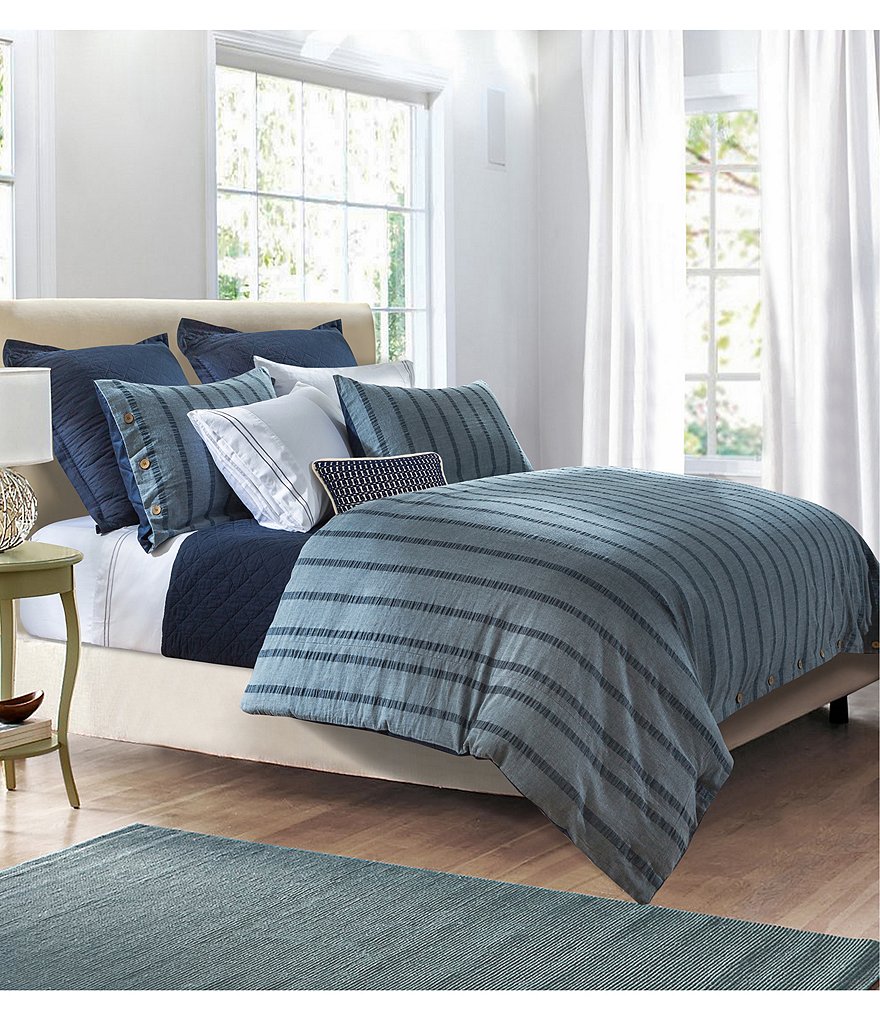 HiEnd Accents Harper Stripe Duvet Cover Mini Set