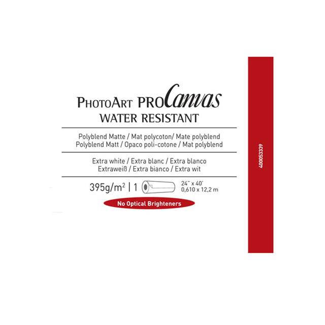 Canson Infinity PhotoArt ProCanvas Matte 395gsm Canvas, 2" Core, 24"x40' Roll