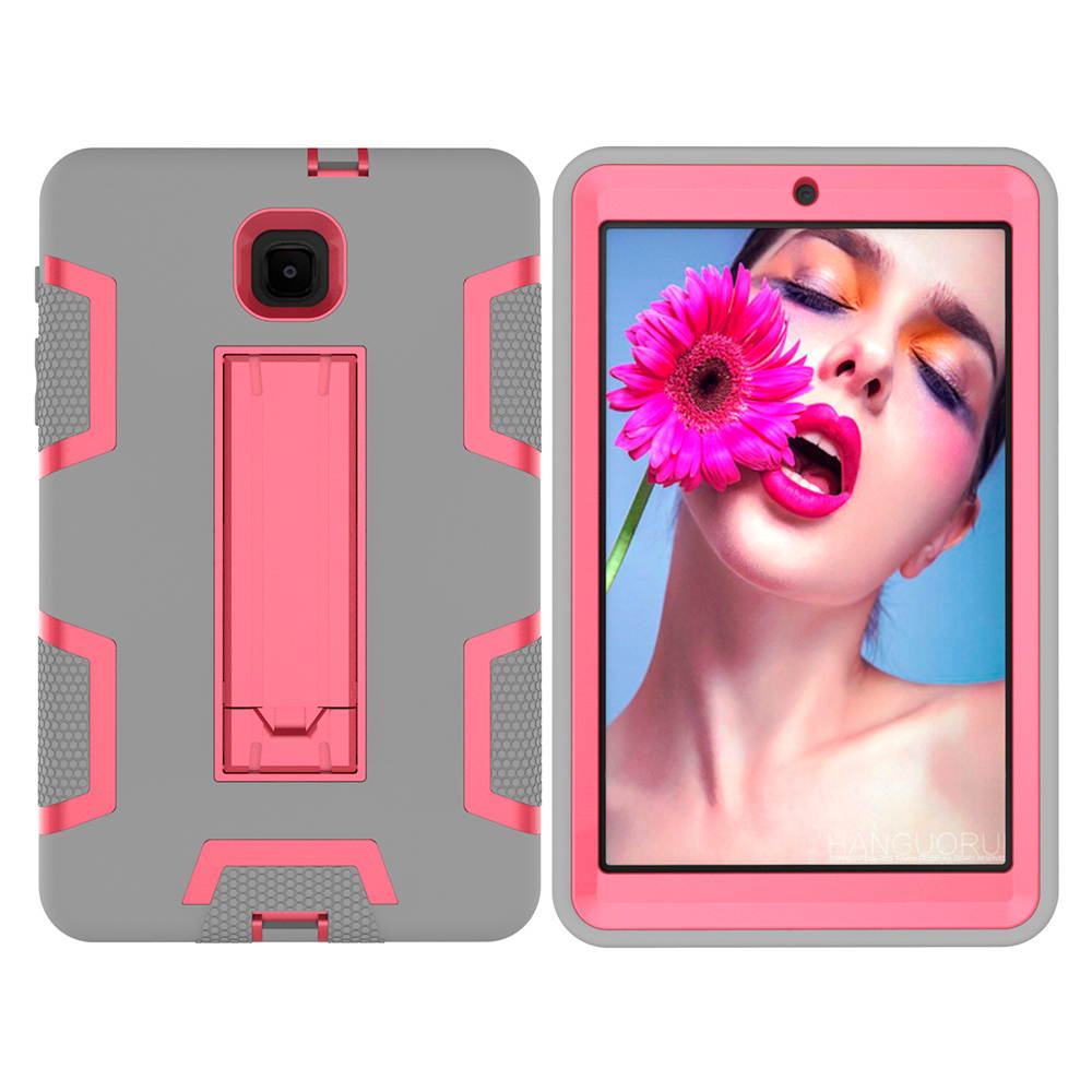 Mignova Case for Galaxy Tab A 8.0 Case 2018,Three Layer Shockproof Armor Defender Full-Body Rugged Protective Case Cover with Stand for Samsung Galaxy Tab A 8.0 2018 SM-T387/T387v