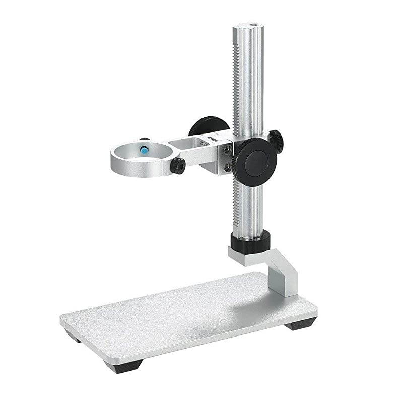 Aluminium Alloy Universal Adjustable Professional Base Stand Holder Desktop Support Bracket for Max 14quot in Diameter USB Digital Microscope Endoscope Magnifier Loupe Camera Aluminium Alloy
