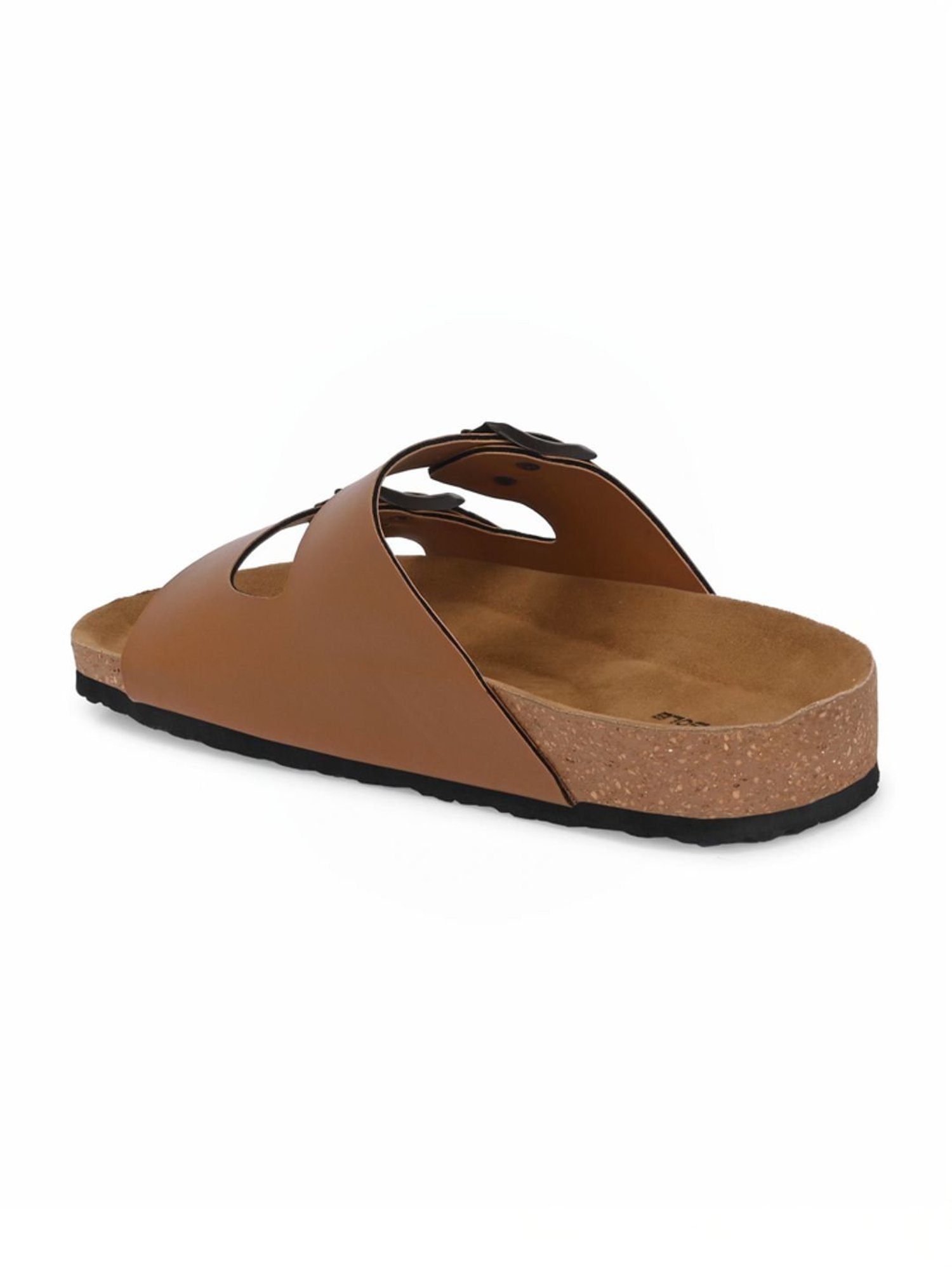 Hoversole Men's Tan Cork Casual Sandals