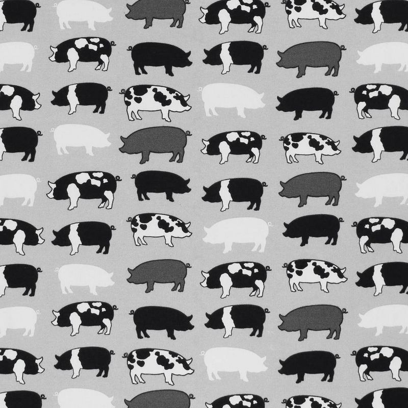 2pk Designer Pigs Print Towel - MU Kitchen