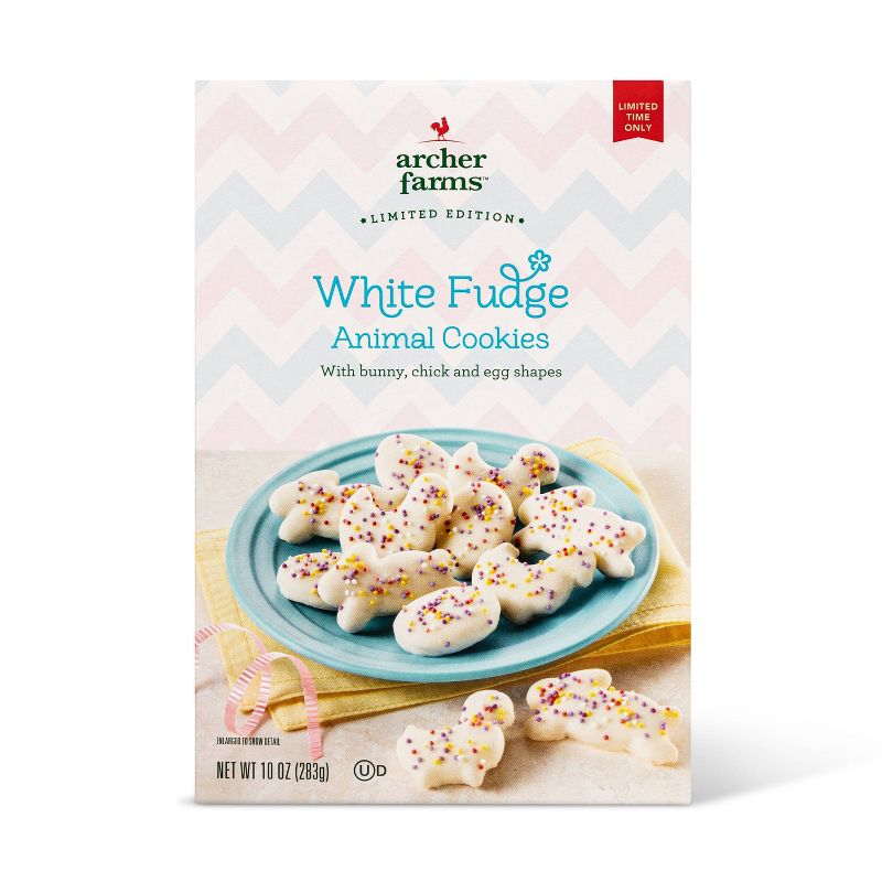 White Fudge Easter Animal Crackers - 10oz - Archer Farms™