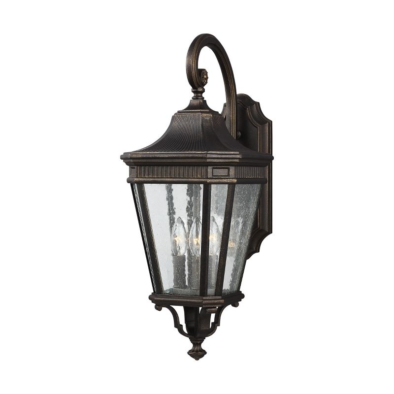 Generation Lighting Cotswold Lane 3 light Grecian Bronze Outdoor Fixture OL5422