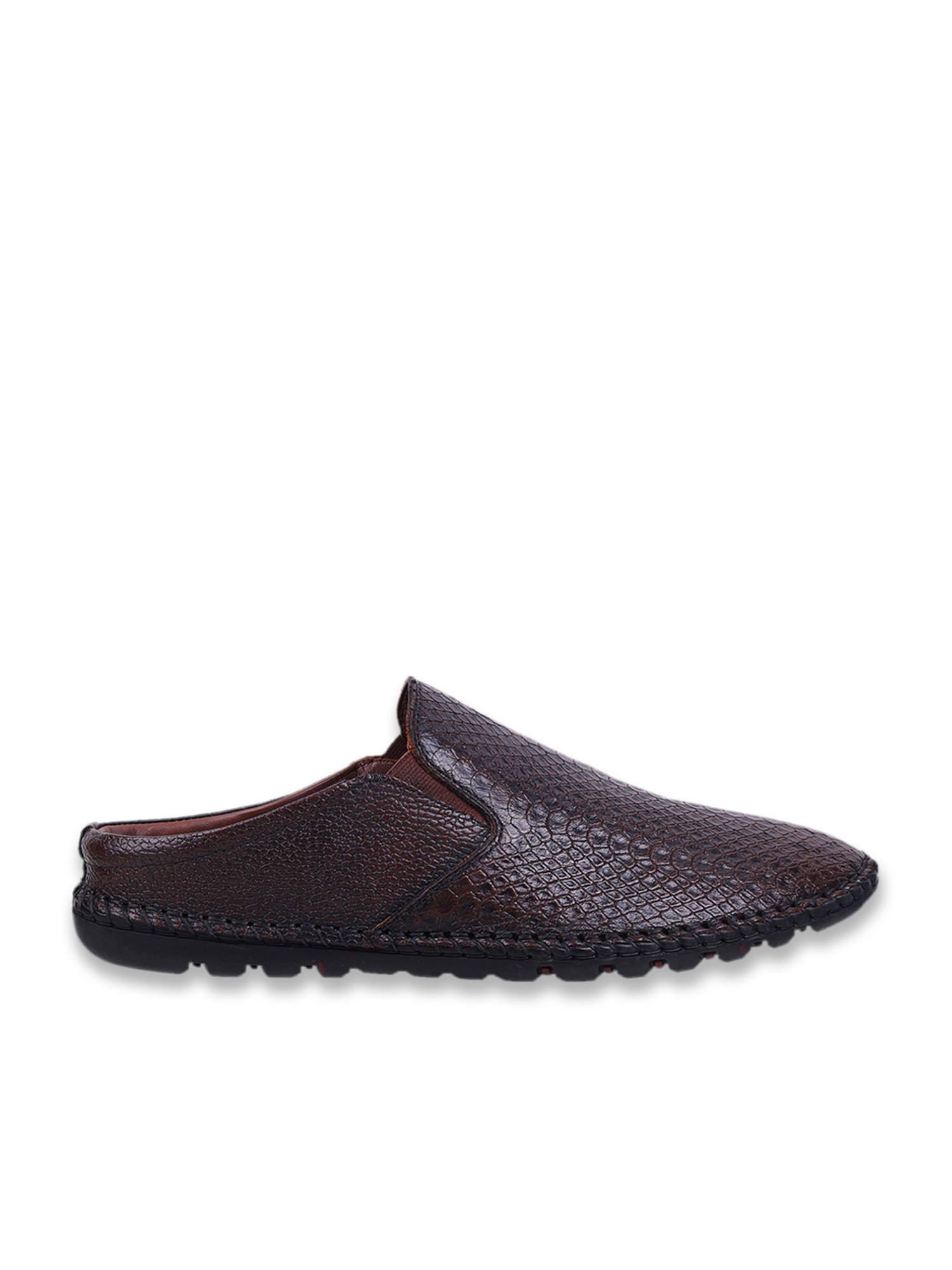 Metro Men's Brown Mule Shoes