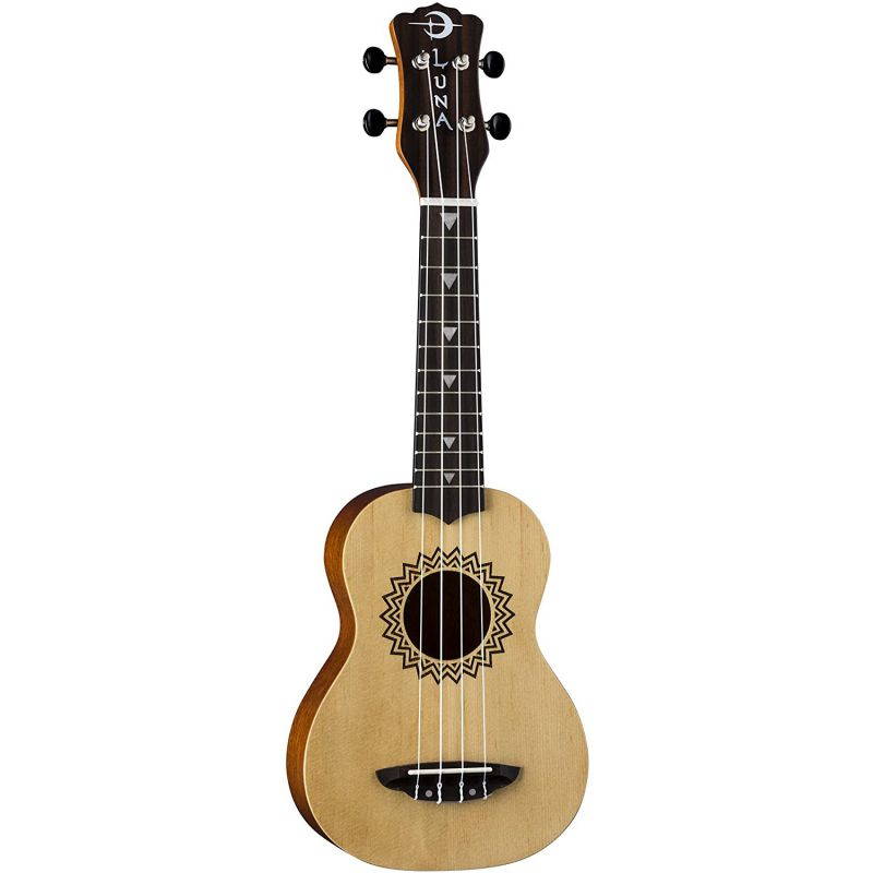 Luna Guitars Vintage Spruce Soprano Ukulele Satin Natural