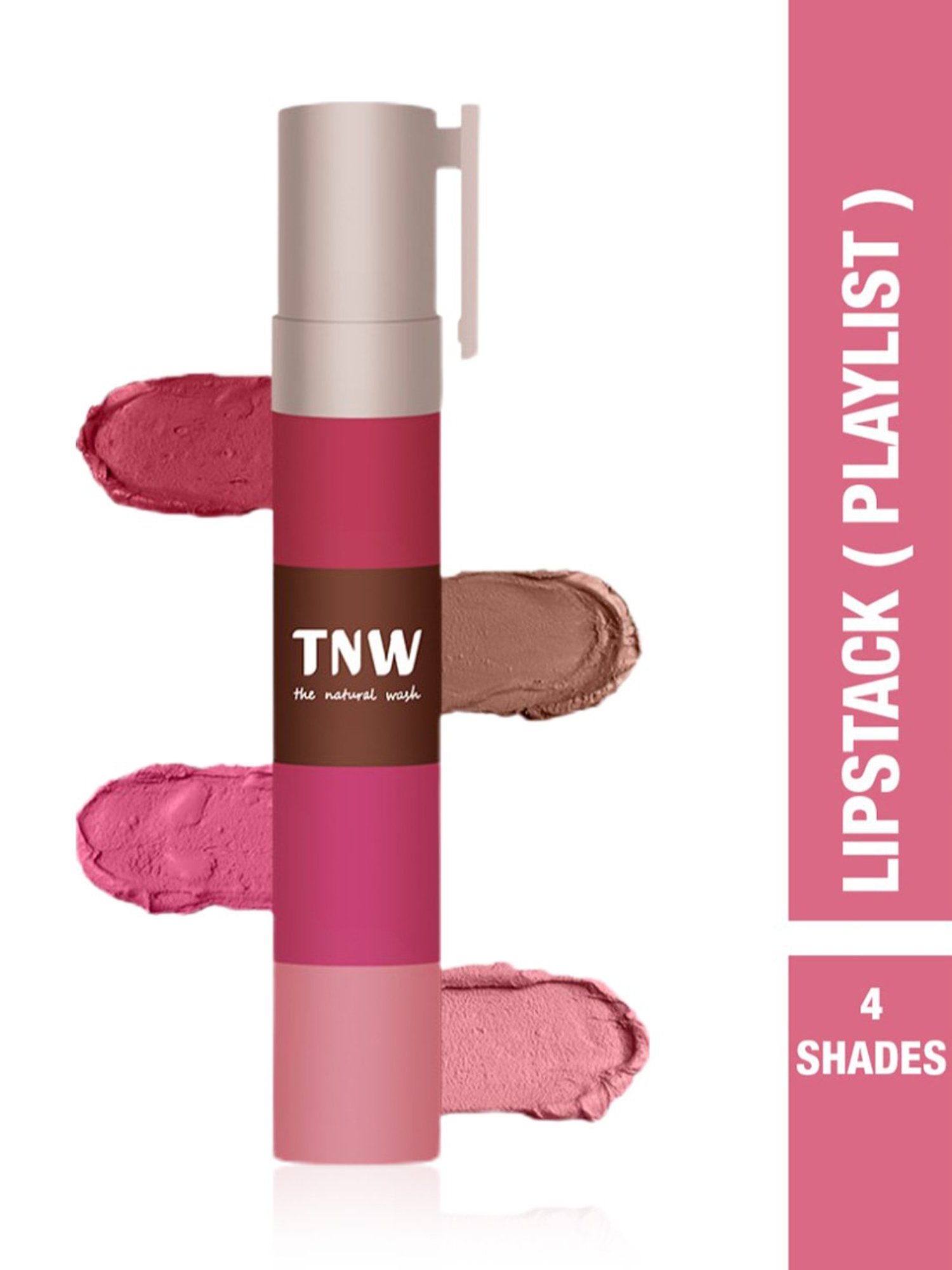 TNW-The Natural Wash Longstay Lipstack Playlist - 6.4 gm