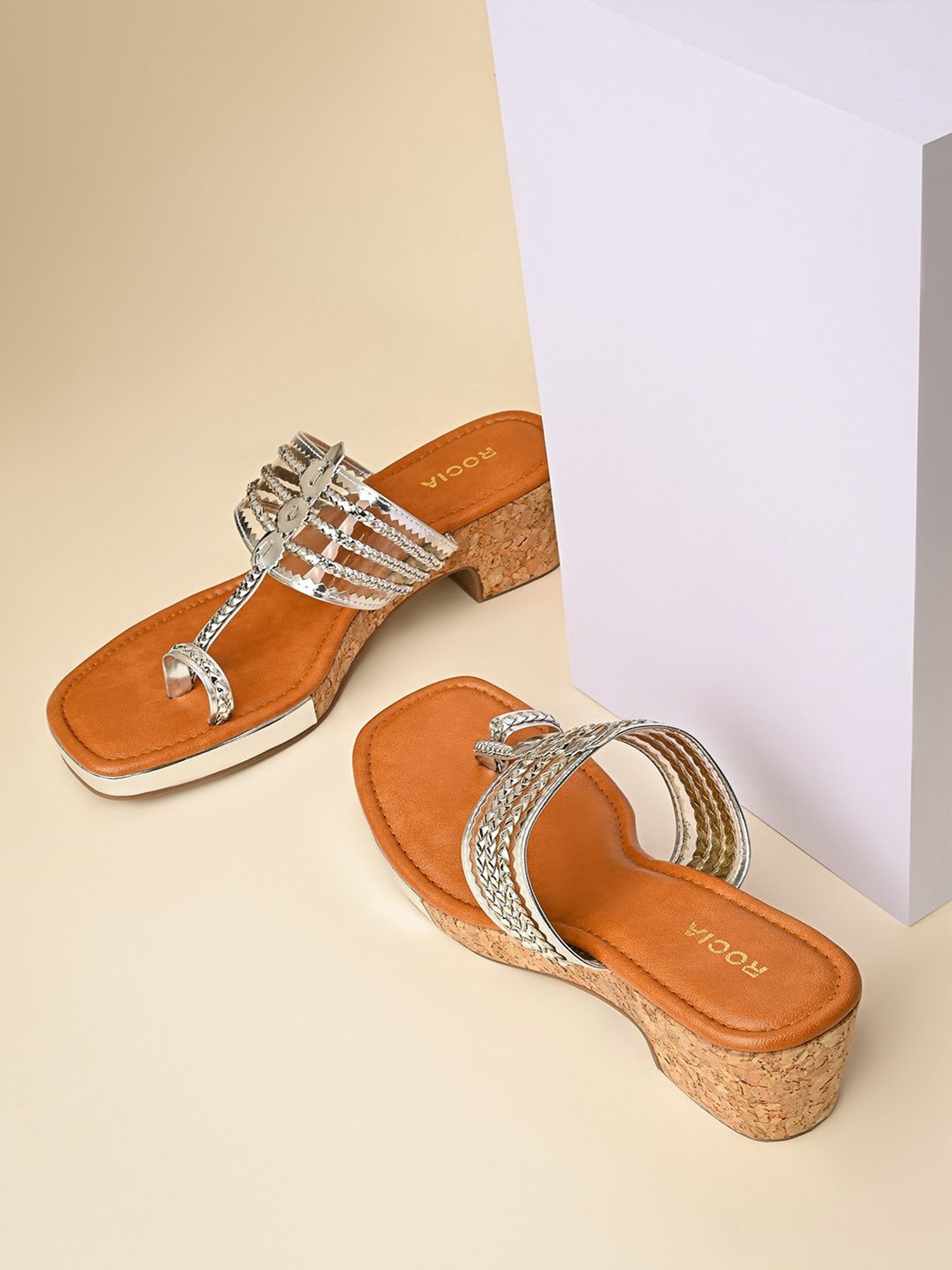 Truffle Collection Women's Silver Flat Ballets