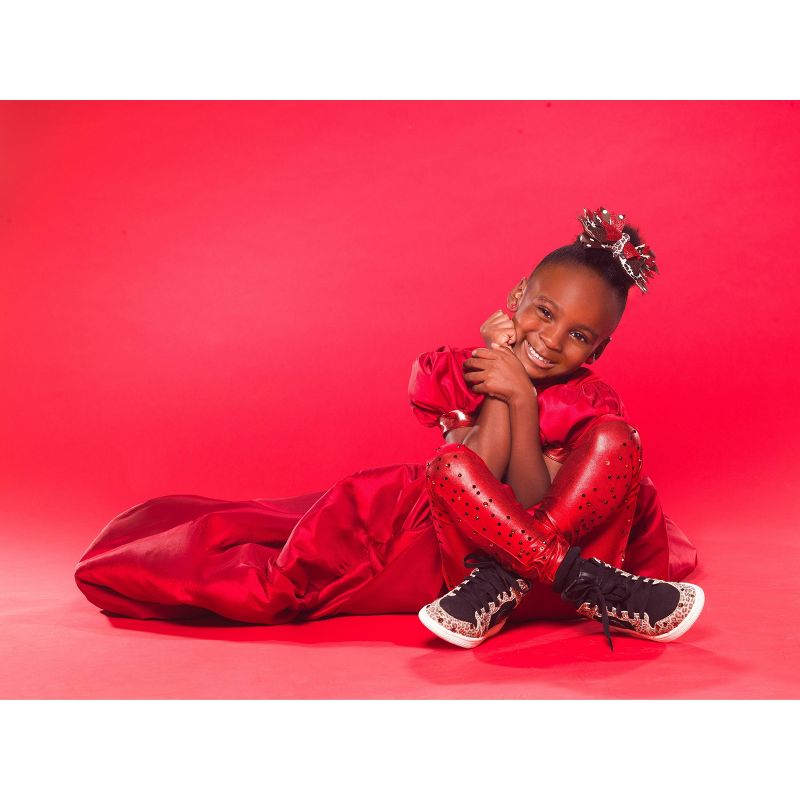 Lily Frilly Hair Bow - Leopard