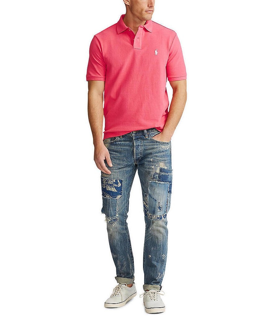 Polo Ralph Lauren Classic-Fit Solid Mesh Polo Shirt