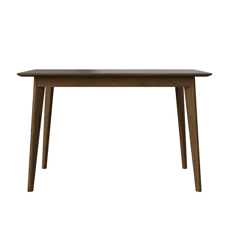 5pc Weinraub Dining Table and Chairs Set Walnut/Smoke Gray - Handy Living