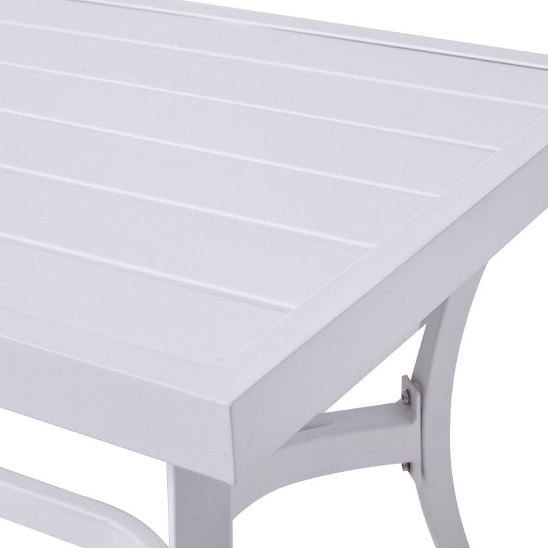 Peaktop 4pc Wicker Patio Conversation Set - Coastal - Teamson