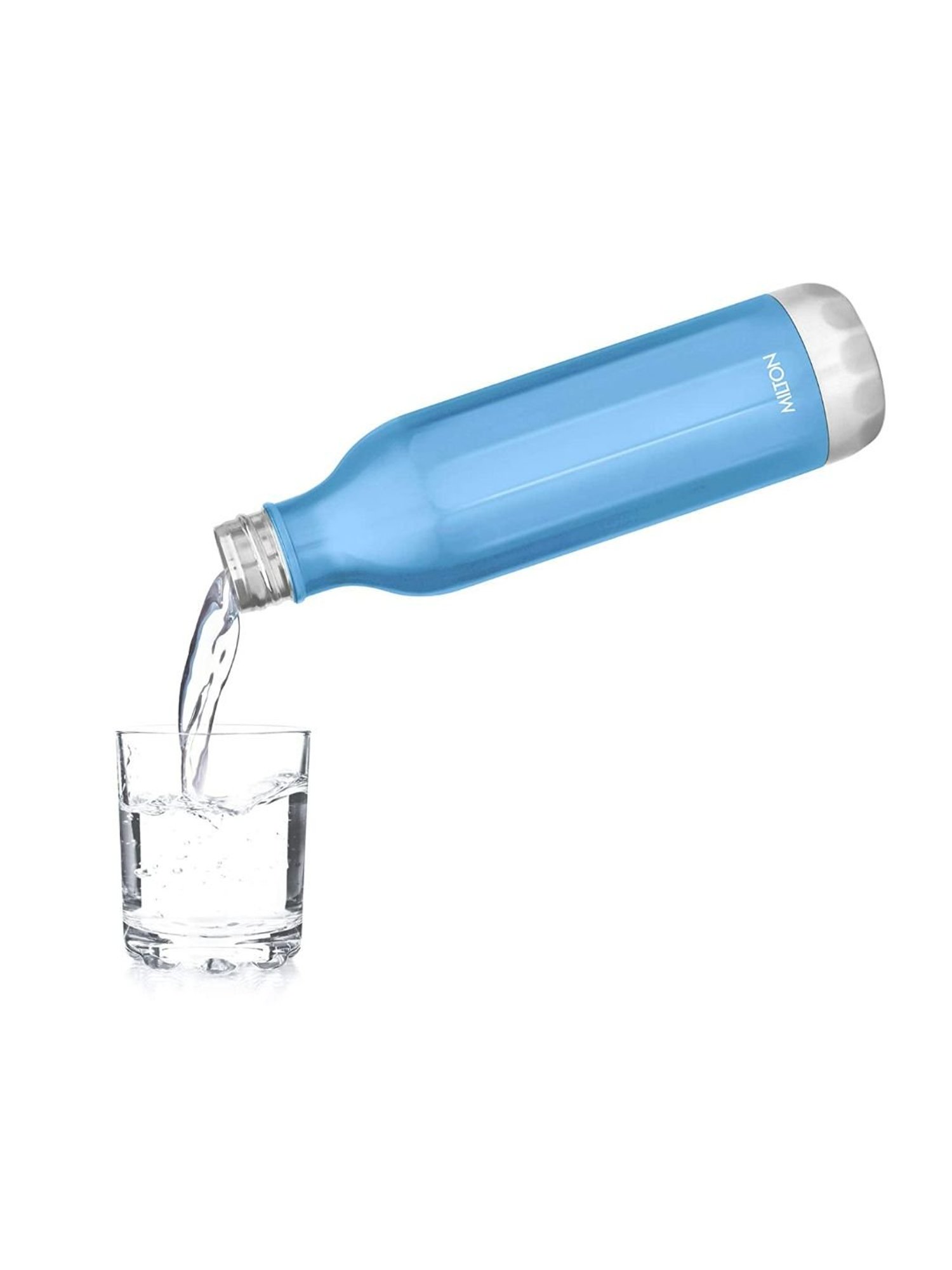 Milton Blue Stainless Steel Thermosteel Vaccum Insulated Hot & Cold Water Bottle (0.54 L)