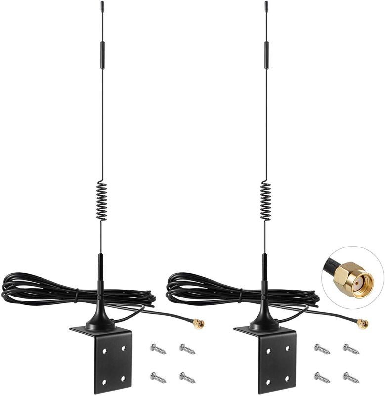 High Gain Long Range 4G LTE Ouutdoor Cellular 9dBi Magnetic Base Antenna Compatible with Spypoint Link Micro EVO Solar Hunting Wildlife Game Trail Cameras Mobile Security CameraPack of 2 Eifagur