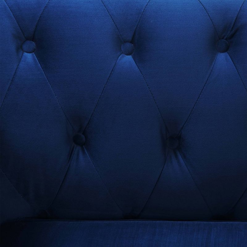 2pc Gramercy Tufted Living Room Set Navy Blue - Picket House Furnishings