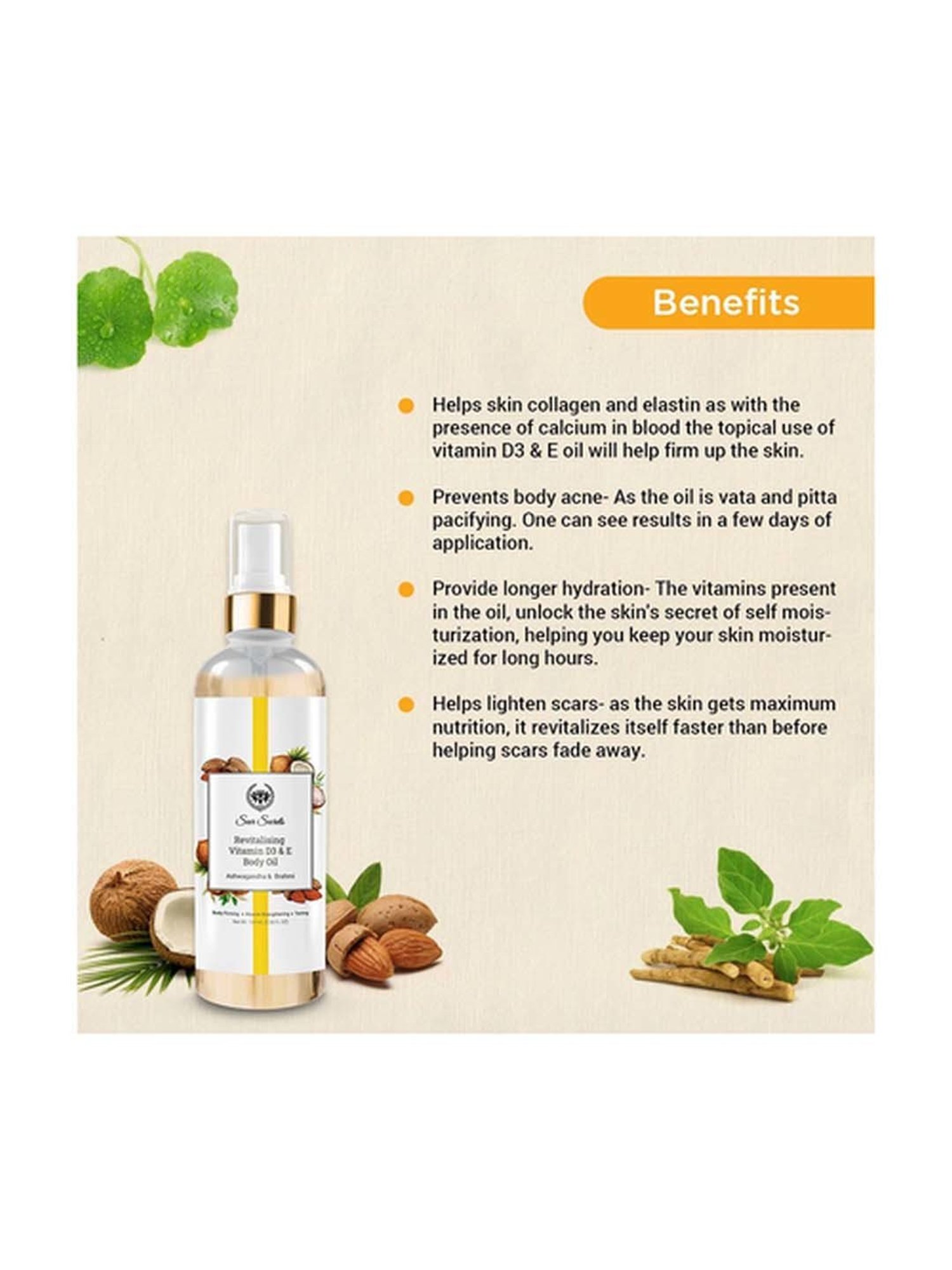 Seer Secrets Revitalising Vitamin D3 & E Oil - 100 ml