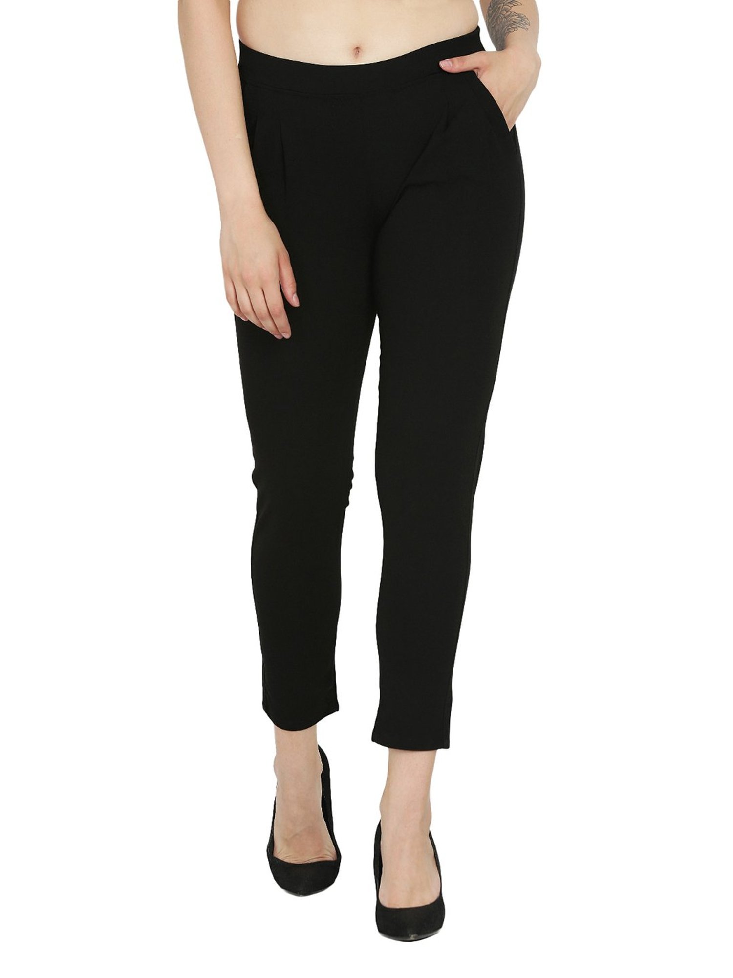 Westwood Black Cotton Trousers