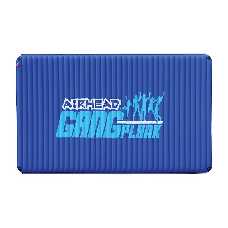 Airhead AHGP-6 Gang Plank Inflatable Island Water Floating Mat Platform, Blue