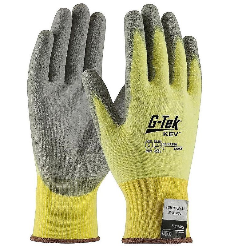 Memphis Dyneema Polyurethane Gloves Large White/Gray Pair 9672L
