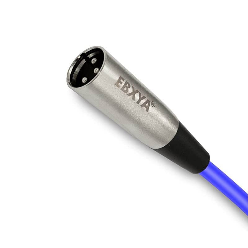 14 TRS to XLR Male Microphone Mic Cable Balanced 6 Color Packs 15 Ft