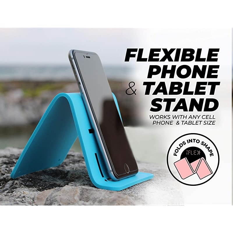 Adjustable Cell Phone Stand and Tablet Stand for Work and Home Flexible Phone Holder is The Perfect iPhone Stand for Video Calls and Holds Any Device NonSlip Grip Strong and Durable