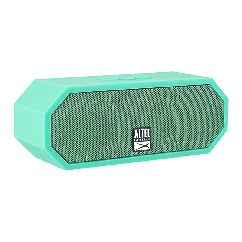 IMW457-MT Jacket H2O 2 Bluetooth Speaker, IP67 Waterproof, Shockproof And Snowproof Rated And It Floats Rating, 8 Hours Of Battery, Ultra Portable, Compact Design, Mint Mint Green