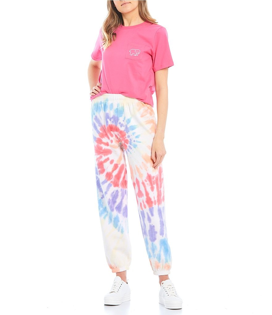 Ivory Ella Short Sleeve Daisy Graphic Print Pocket Tee