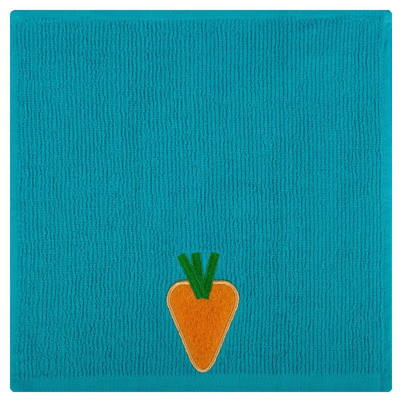 Swedish Dish Cloth 7.75" Thanksgiving Fall Set / 4 Dishcloth Kitchen Clean Up  -  Dish Cloth