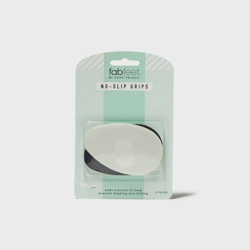 Women's Fab Feet by Foot Petals No-Slip Treads Shoe Pads Black/White - 2 pairs