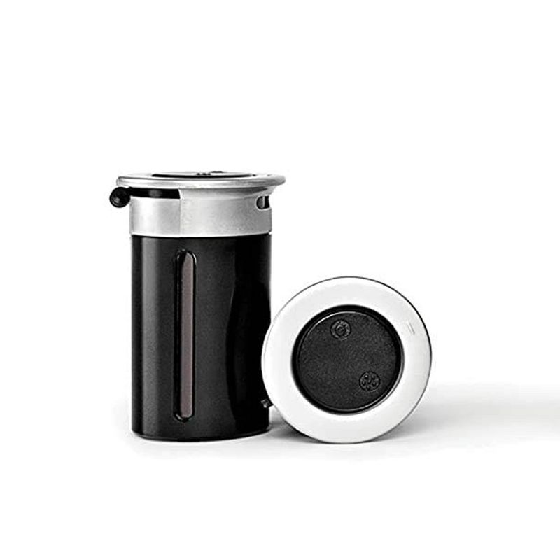 Zevro Zero Gravity Wall-Mount 12 Canister Magnetic Spice Rack Plastic and Steel - Black