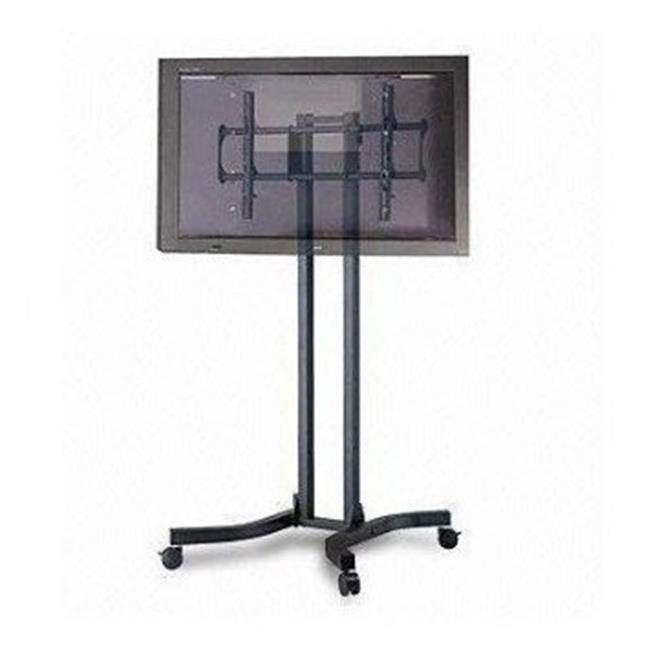 Cotytech Adjustable Ergonomic Mobile TV Cart for 32 inch-56 inch  With No Shelf