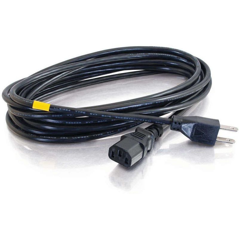 C2G 4ft 16 AWG Universal Power Cord (NEMA 5-15P to IEC320C13) - C2G 4ft 16 AWG Universal Power Cord (NEMA 5-15P to IEC320C13) (TAA Compliant)