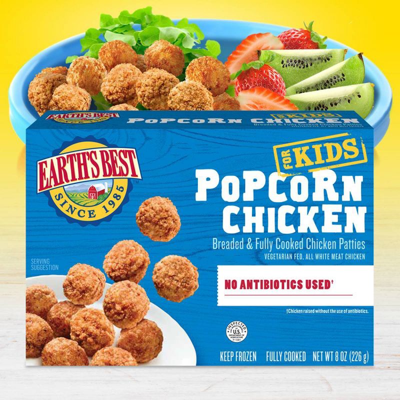 Earth's Best Frozen Popcorn Chicken - 8oz