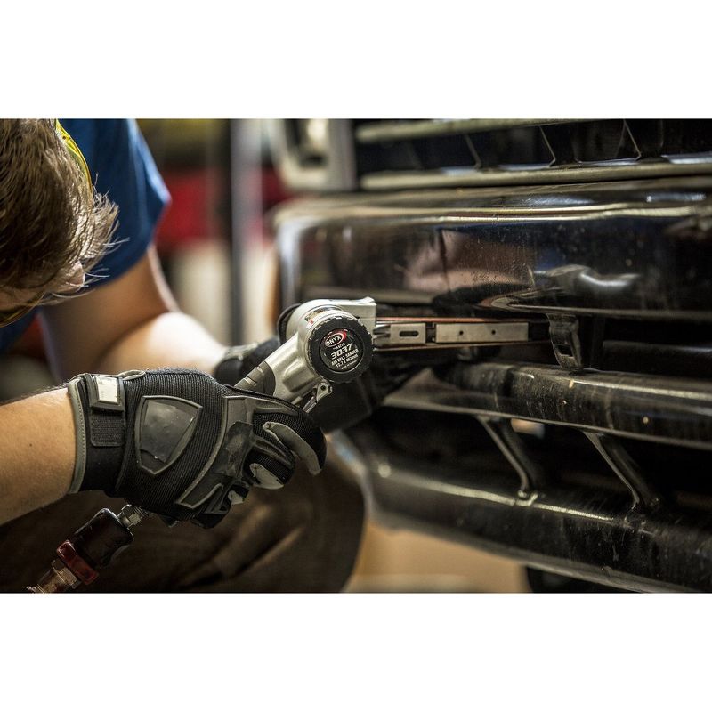 Astro Pneumatic 3037 1/2 in. x 18 in. Air Belt Sander with 3-Piece Belts