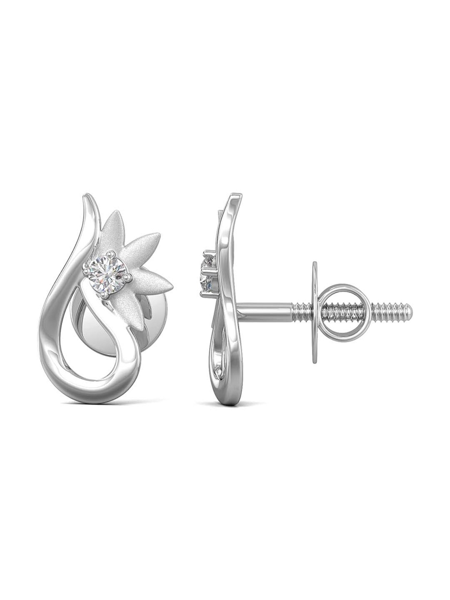 Joyalukkas 950 Platinum & Diamond Earrings for Women