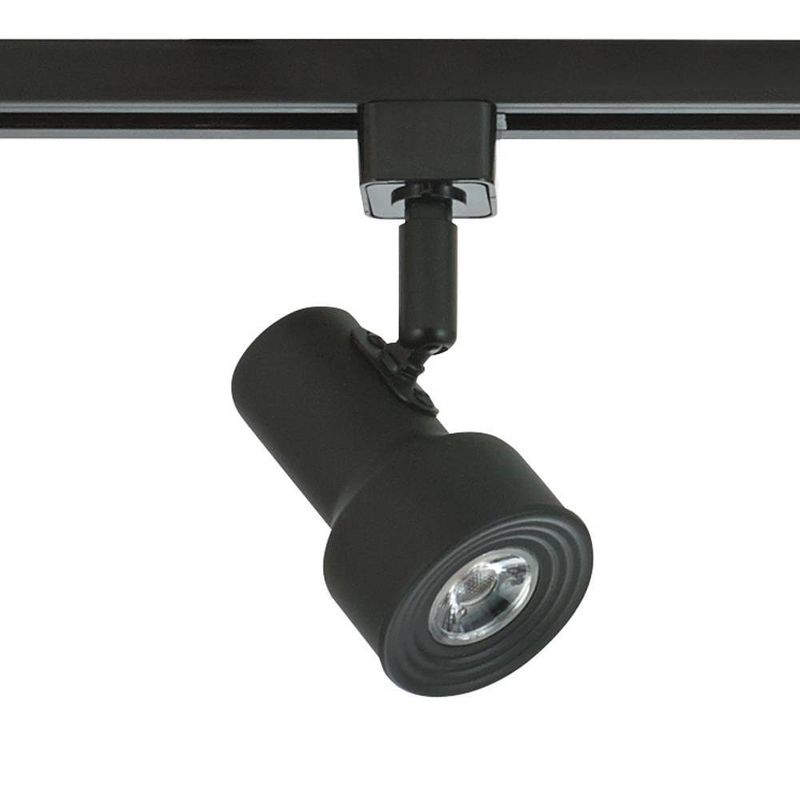 6.5" LED 3-Light Step Linear Track Pendant Black - Cresswell Lighting