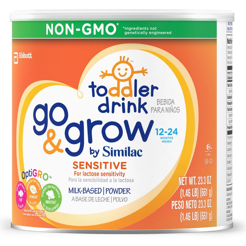 Go & Grow Sensitive by Similac Toddler Drink Non-GMO Formula Powder - 23.3oz