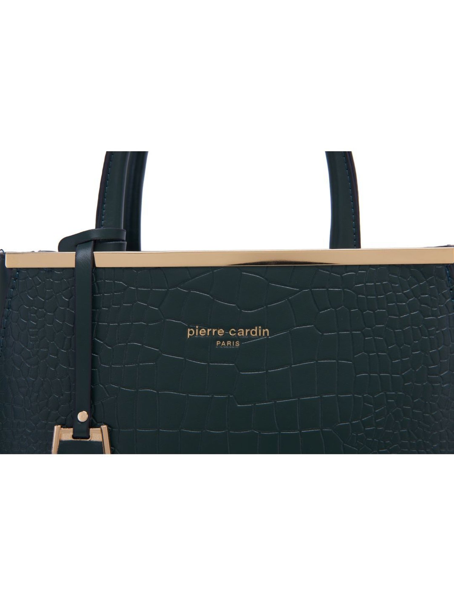 Pierre Cardin Light olive Solid Satchel Handbag