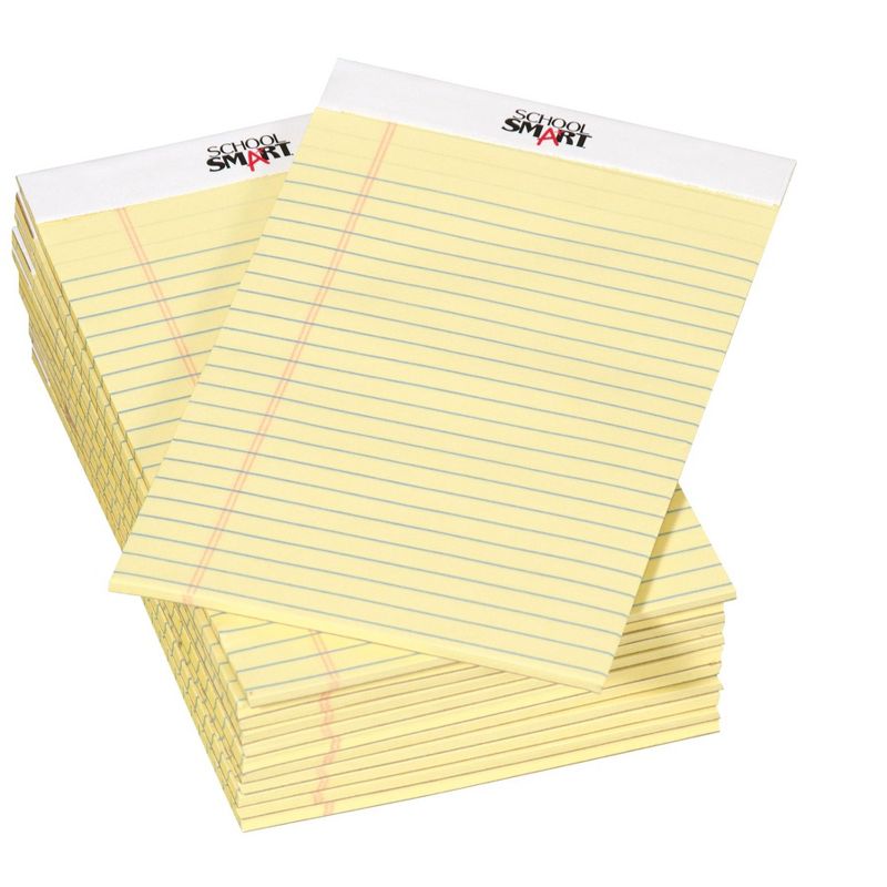 School Smart Composition Paper, No Margin, 8 x 10-1/2 Inches, White, 500 Sheets