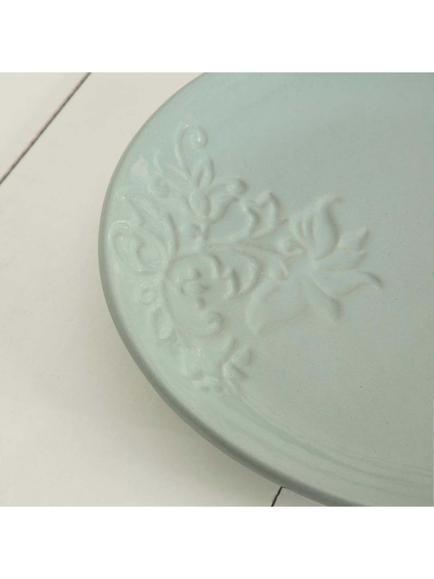 Ellementry 'Upper Crust' Grey Ceramic Side Plate - Set of 1