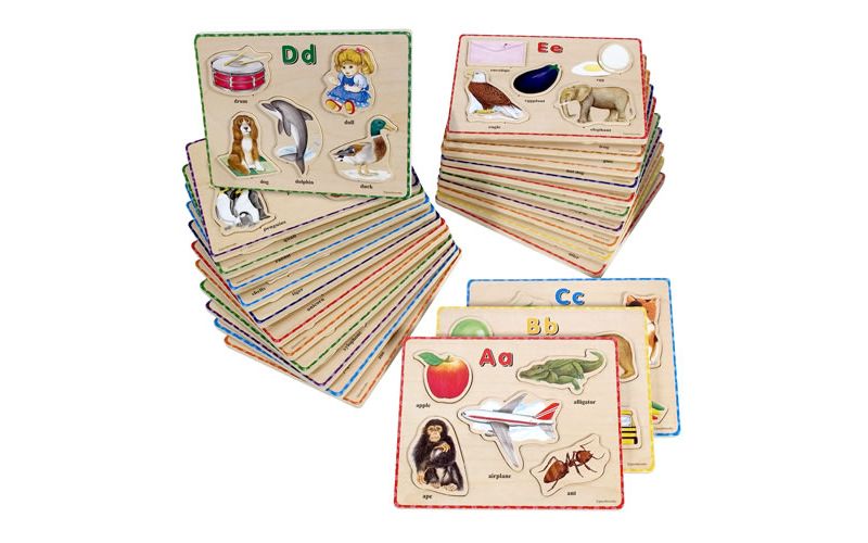Puzzleworks Individual 5 Piece ABC Puzzles - Set of 26