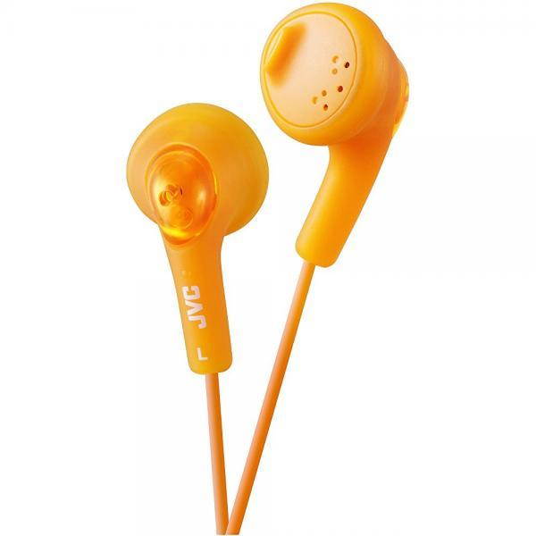 JVC HAF160D Gumy Ear Bud Headphone Orange