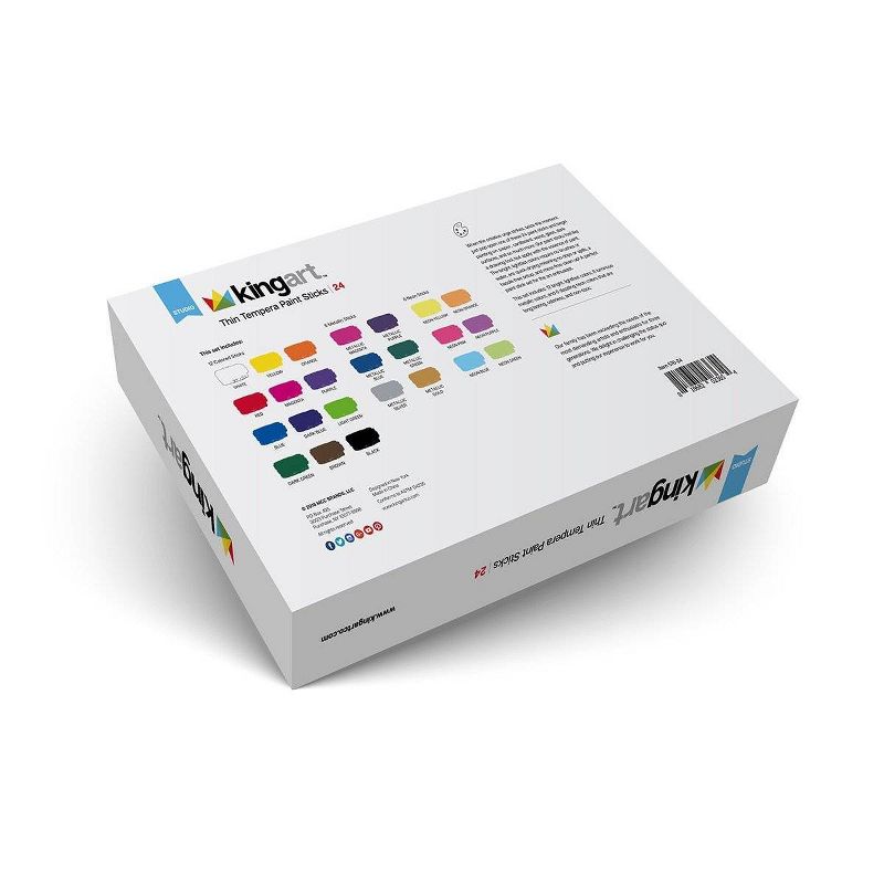 Kingart 48ct Tempera Paint Stick Bundle