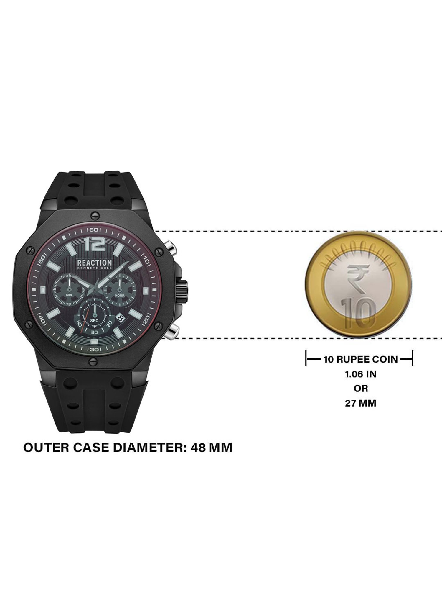 Reaction Kenneth Cole KRWGO9005903 Analog Watch for Men